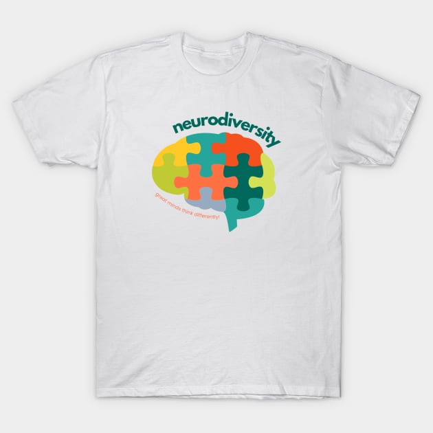 neurodiversity T-Shirt by shoreamy